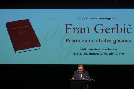 Predstavitev zbirke pesmi Frana Gerbiča 10 Foto Ljubo Vukelič